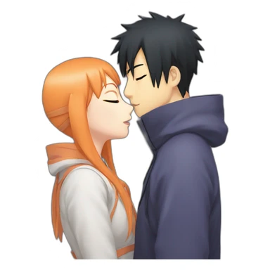 Naruto kiss hinata sticker