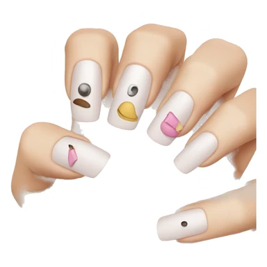 Nail manicure  sticker