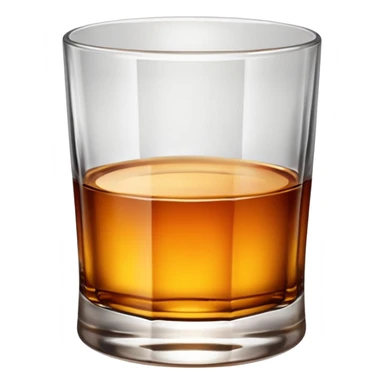 glass of whiskey, no splashes sticker