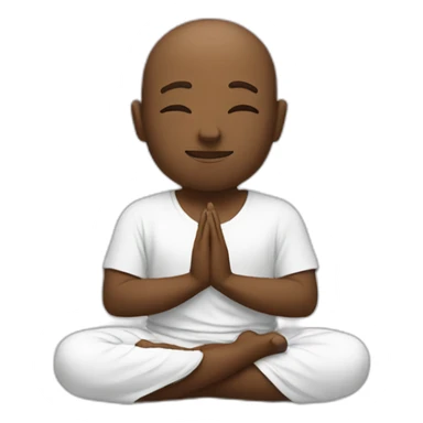 meditation-white-men sticker