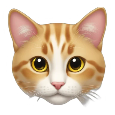 the beautiful cat Lucky sticker