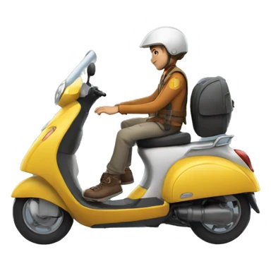 Dori en scoot sticker