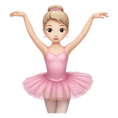 ballerina si pink sticker