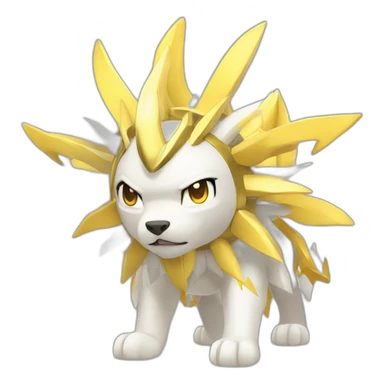 Solgaleo pokemon sun and moon sticker