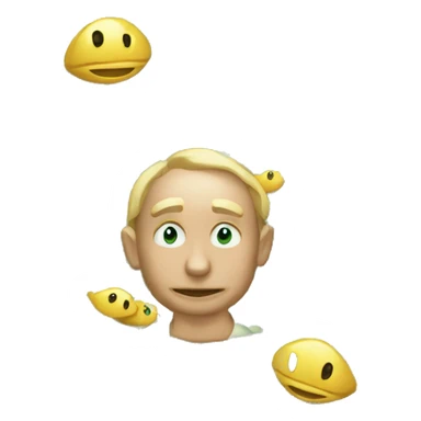 Pavos con dinero en los ojos sticker