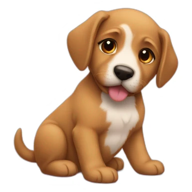 puppy love sticker