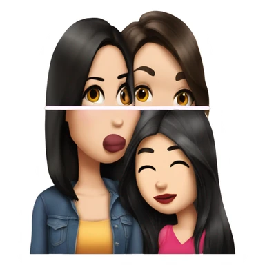 Megan fox kissing miranda cosgrove sticker