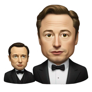 elon musk + don corleone sticker