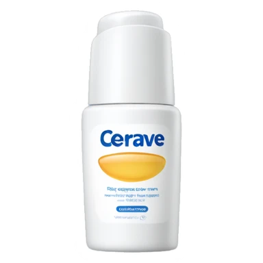 eye cream bottle with label cerave style  sticker