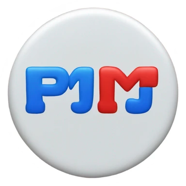 disc that says “Jim for PMG in red and blue letters  sticker