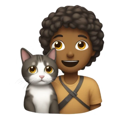 SOS with a cat sticker