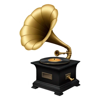 gramophone sticker