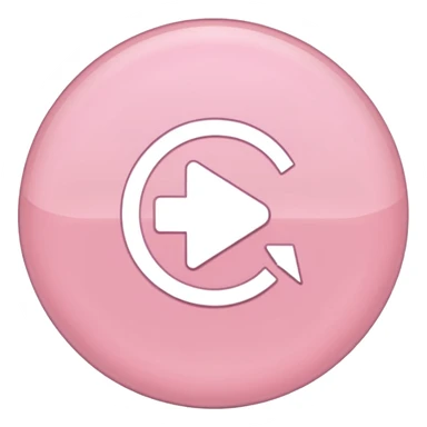 prime video aesthetic logo in pastel pink sticker
