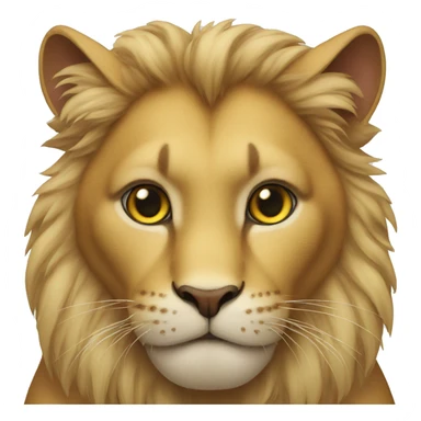 cat pretending to be a lion sticker