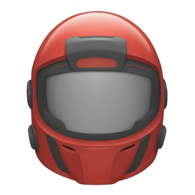 one cartoon red spacial helmet sticker