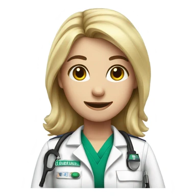 Girl paramedic sticker