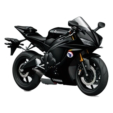 Blacked out 2024 Yamaha YZF R7 motorcycle  sticker