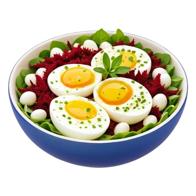 Egg, Labneh and Sumac Salad Bowl
 sticker