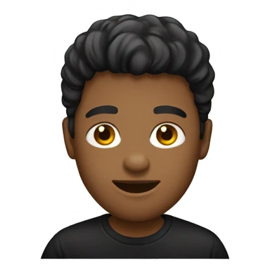 black t-shirt oversize sticker