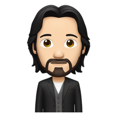 Keanu reeves in dress sticker
