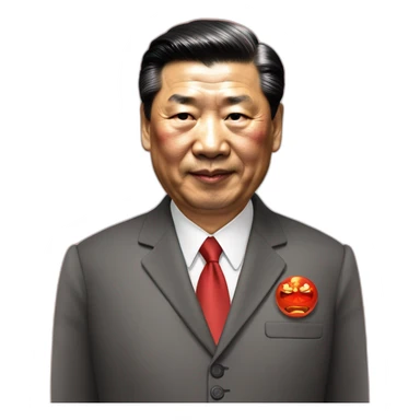 xi-jinping-and-demon sticker
