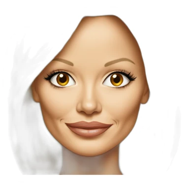 Pamela Anderson caricature sticker