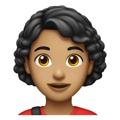 Girl with black hair wearing UGA hat sticker