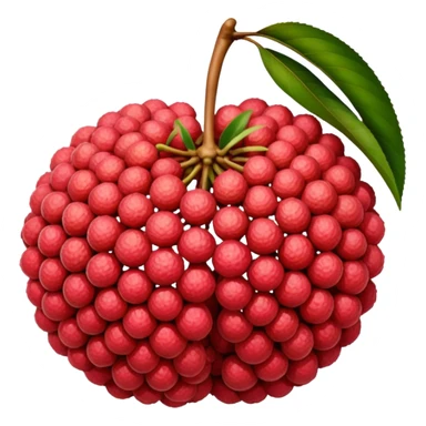  Lychee: Lychee (or Litchi) is a sweet, tropical fruit from China with bumpy red skin, white translucent flesh, and a large seed,  sticker