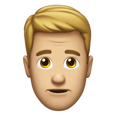 Man with loser written on his face sticker