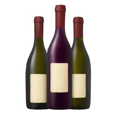 3 bottles of wine sticker