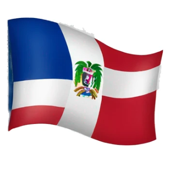 dominican flag sticker