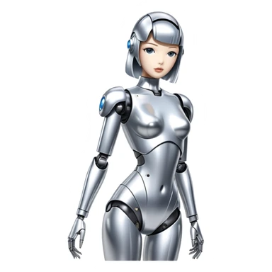 Sorayama sexy robot glossy sfw sticker