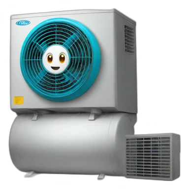 AC cooling sticker