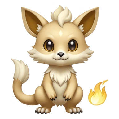 Cute cool fantasy animal hybrid Fakemon full body sticker
