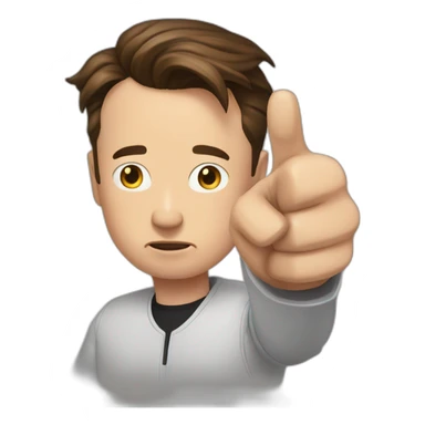 elon-musk-thumbs-down sticker
