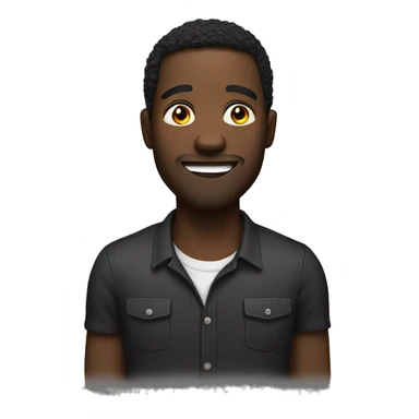 a black man hyped for some alcohol sticker