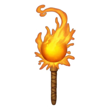 wand fireball sticker