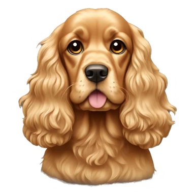 Golden cocker spaniel  sticker