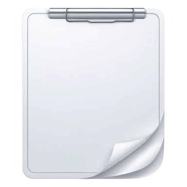 white Document  sticker