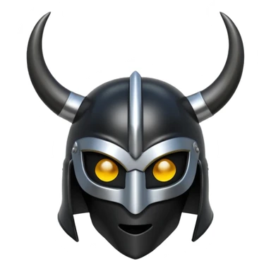 black horn helmet sticker