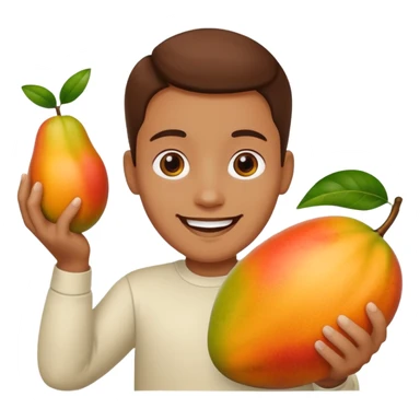 Turkey and a cute happy mango sticker