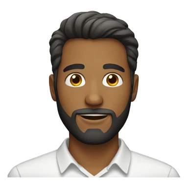 30 year old white man with beard sticker