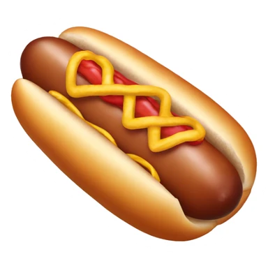 Big hot dog with a bow on it sticker