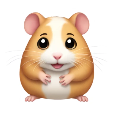 Pregnant hamster sticker