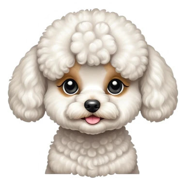 toy poodle sticker