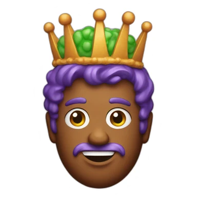 king cake sticker