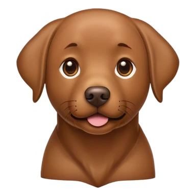 Red Labrador  sticker