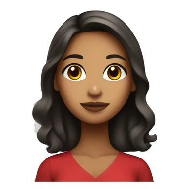 Latina girl with puerto Rico flag sticker