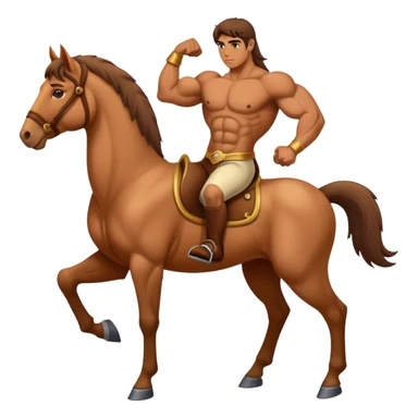 centaur a creature half horse and half human sticker