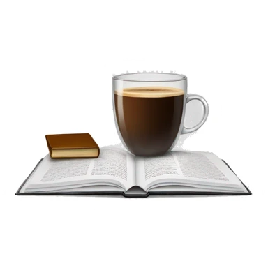 ebook reader and a coffee  sticker